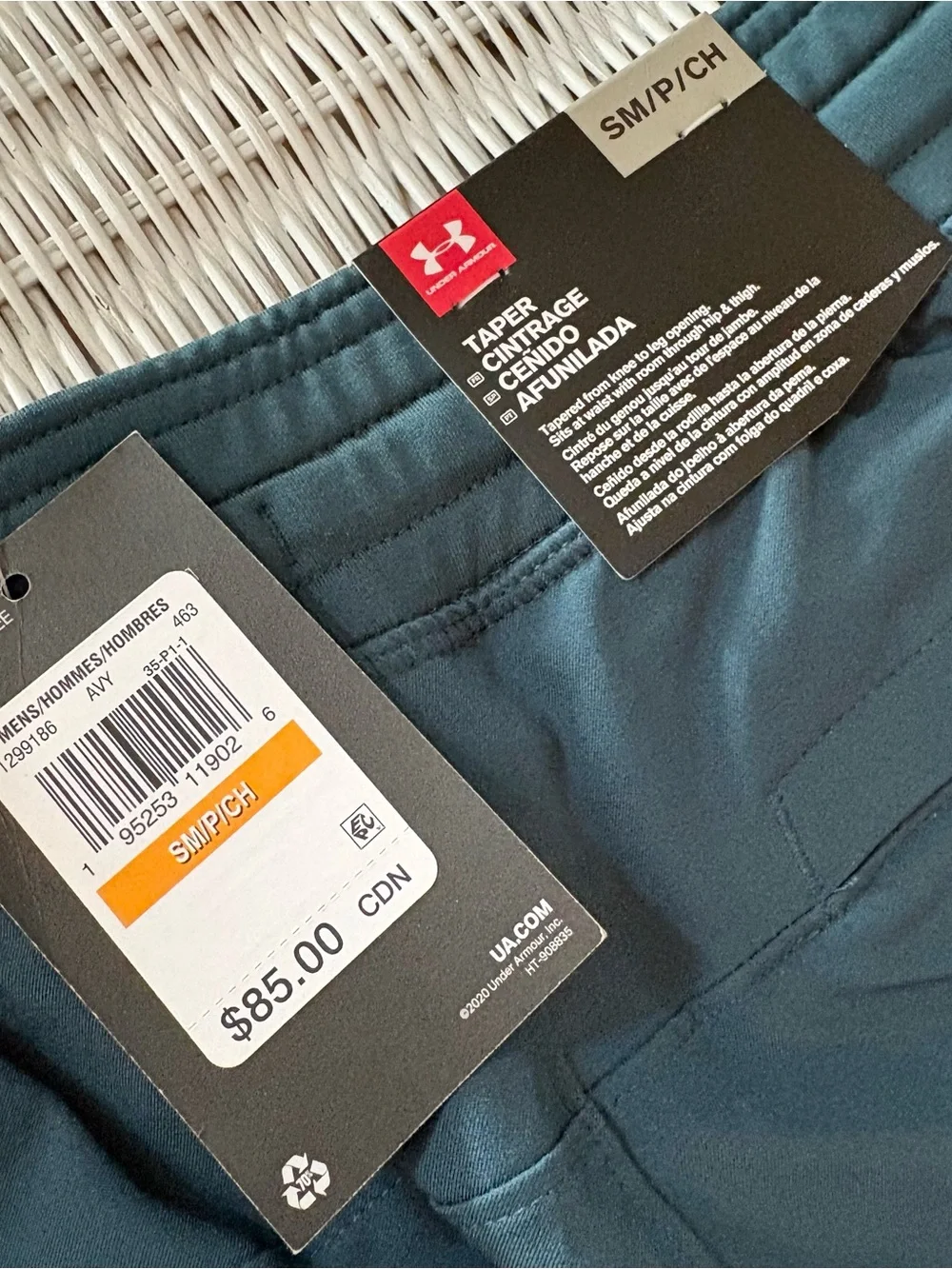 NWT Under Armour Men's Performance Jogger Pants - Teal - Picture 3 of 3